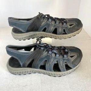 Ozark Trail MNOT20HY221 Men Size 8 Water Hiking Sandals Shoes Gray and Blue